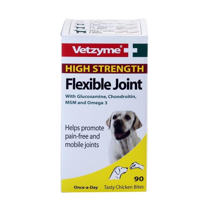 Vetzyme High Strength Flexible Joint For Dogs - 90 Tablets