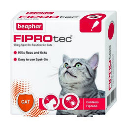 Beaphar FIPROtec Spot-On For Cats - 4 Pipettes