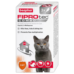 Beaphar FIPROtec Spot-On Combo For Cats - 3 pipettes