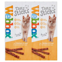 Webbox Tasty Sticks Chicken & Liver Cat Treats - 30g