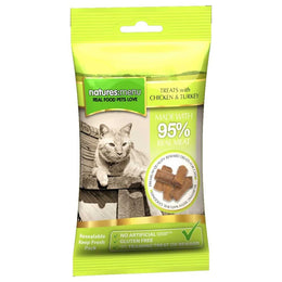 Natures Menu 95% Meat Chicken & Turkey Cat Treats - 60g