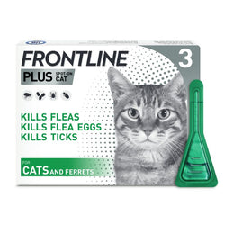 FRONTLINE® Plus Spot On for Cats - 3 Pipettes